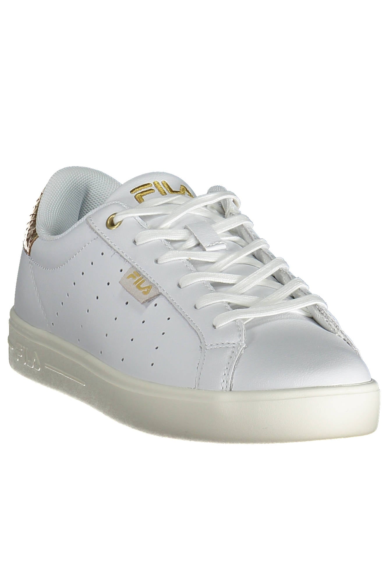 Fila White Polyester Sneaker - Fizigo