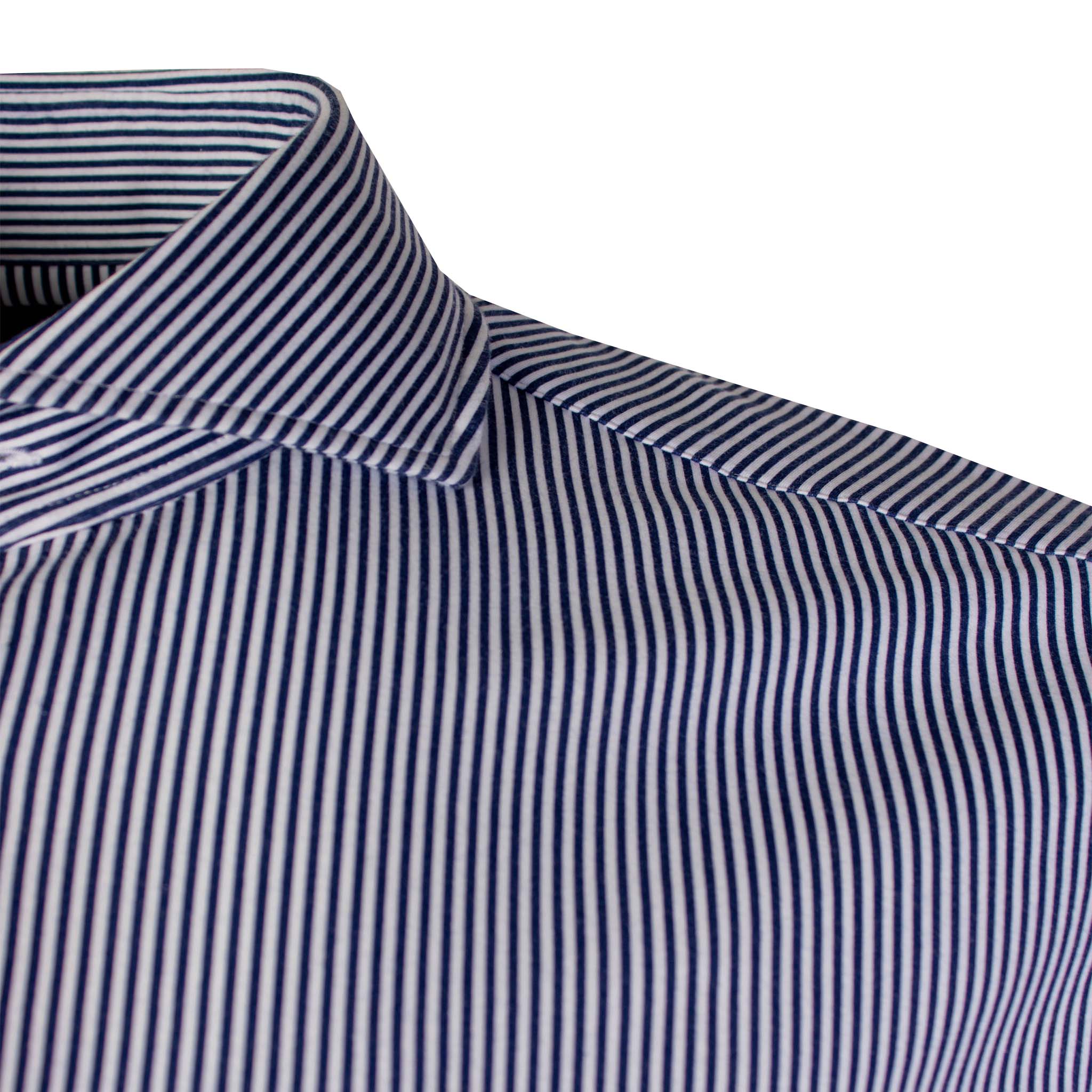 Lardini Light Blue Striped Regular Fit Shirt - Fizigo