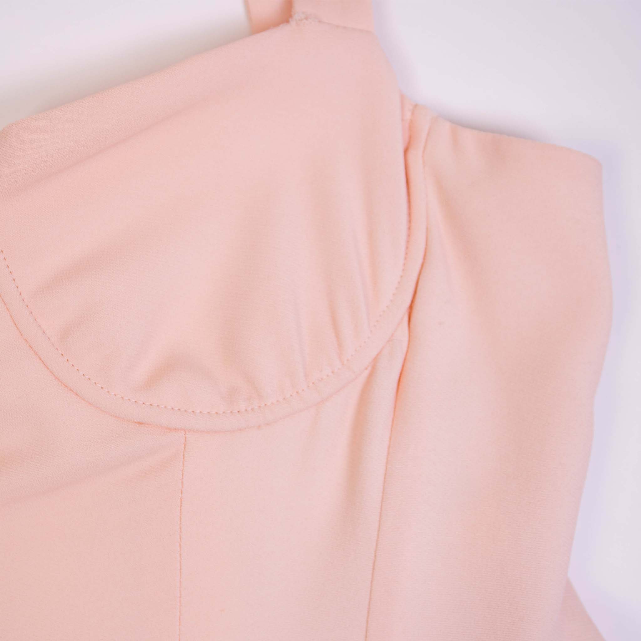 Lardini Pink Bodice Viscose dress - Fizigo