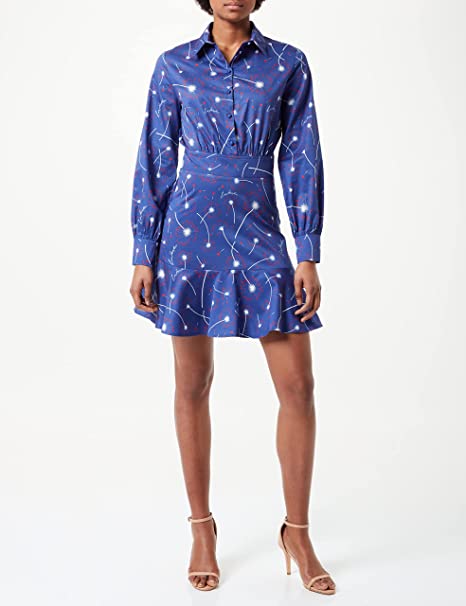 Love Moschino Blue Cotton Dress - Fizigo