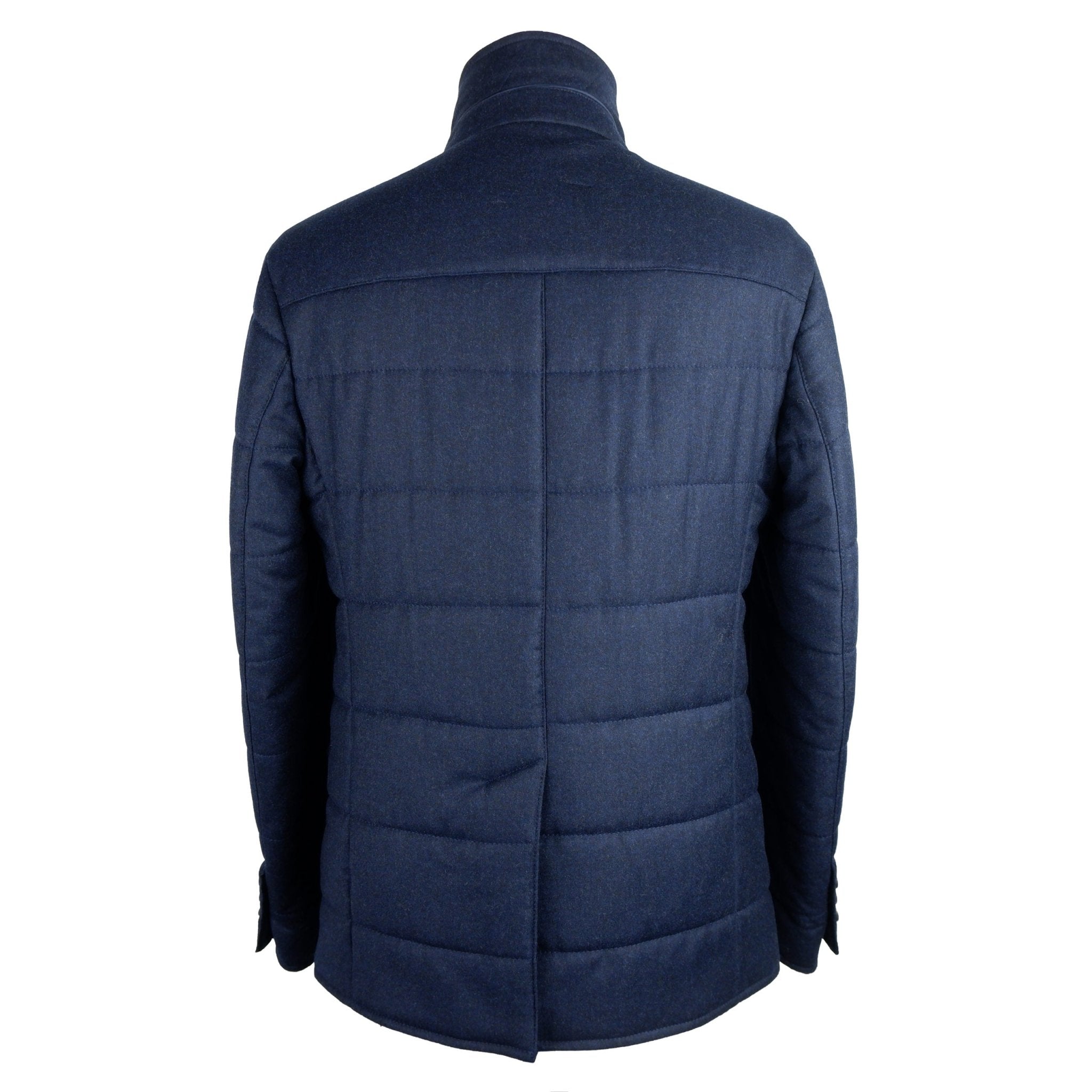 Made in Italy Blue Wool Jacket - Fizigo