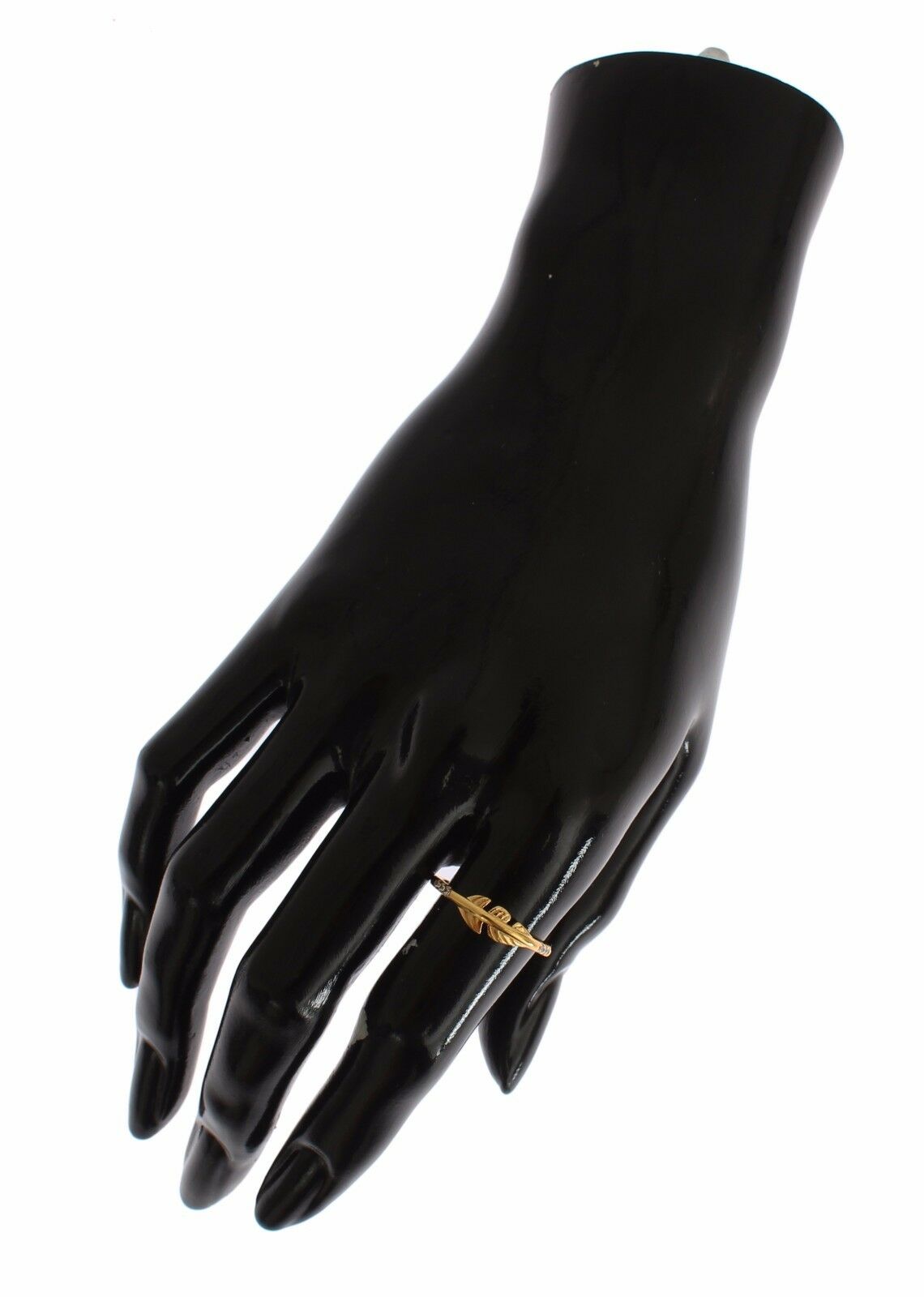 Nialaya Gold Clear CZ 925 Silver Ring - Fizigo