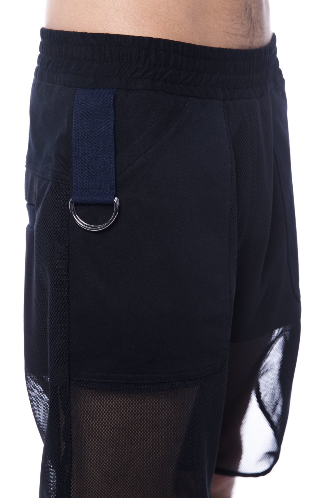 Nicolo Tonetto Black Polyester Short - Fizigo