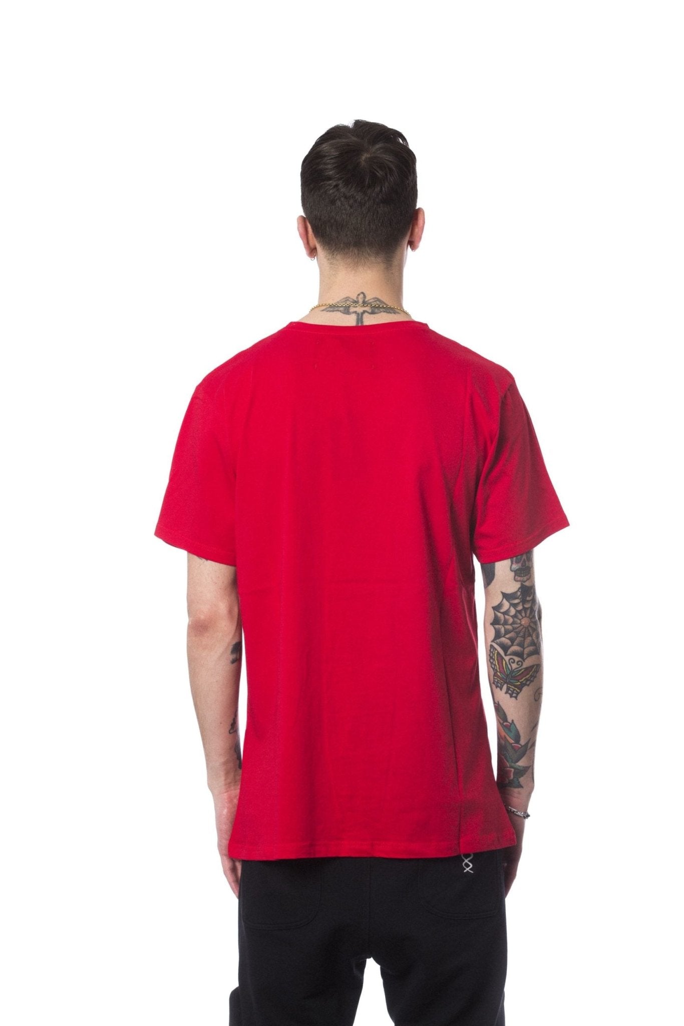 Nicolo Tonetto Red Cotton T-Shirt - Fizigo