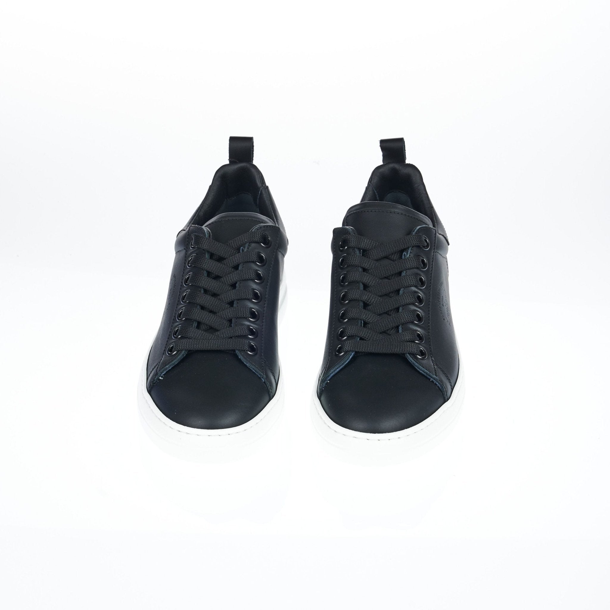 Pantofola D'Oro Black Leather Sneaker - Fizigo