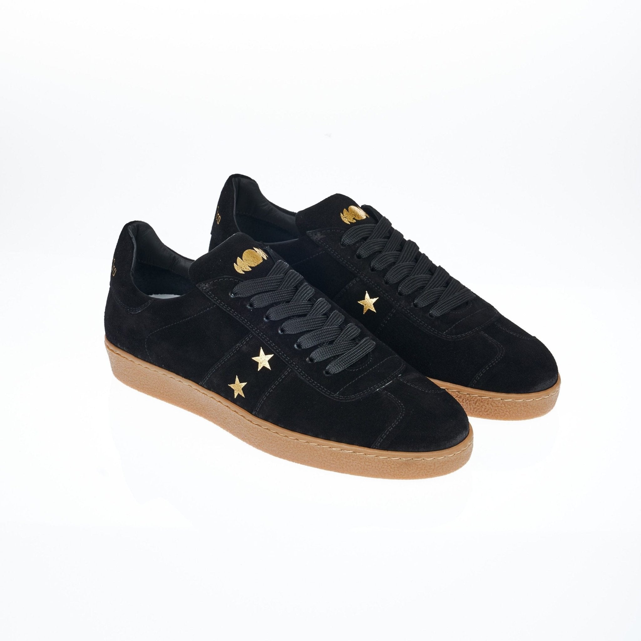 Pantofola D'Oro Black Leather Sneaker - Fizigo