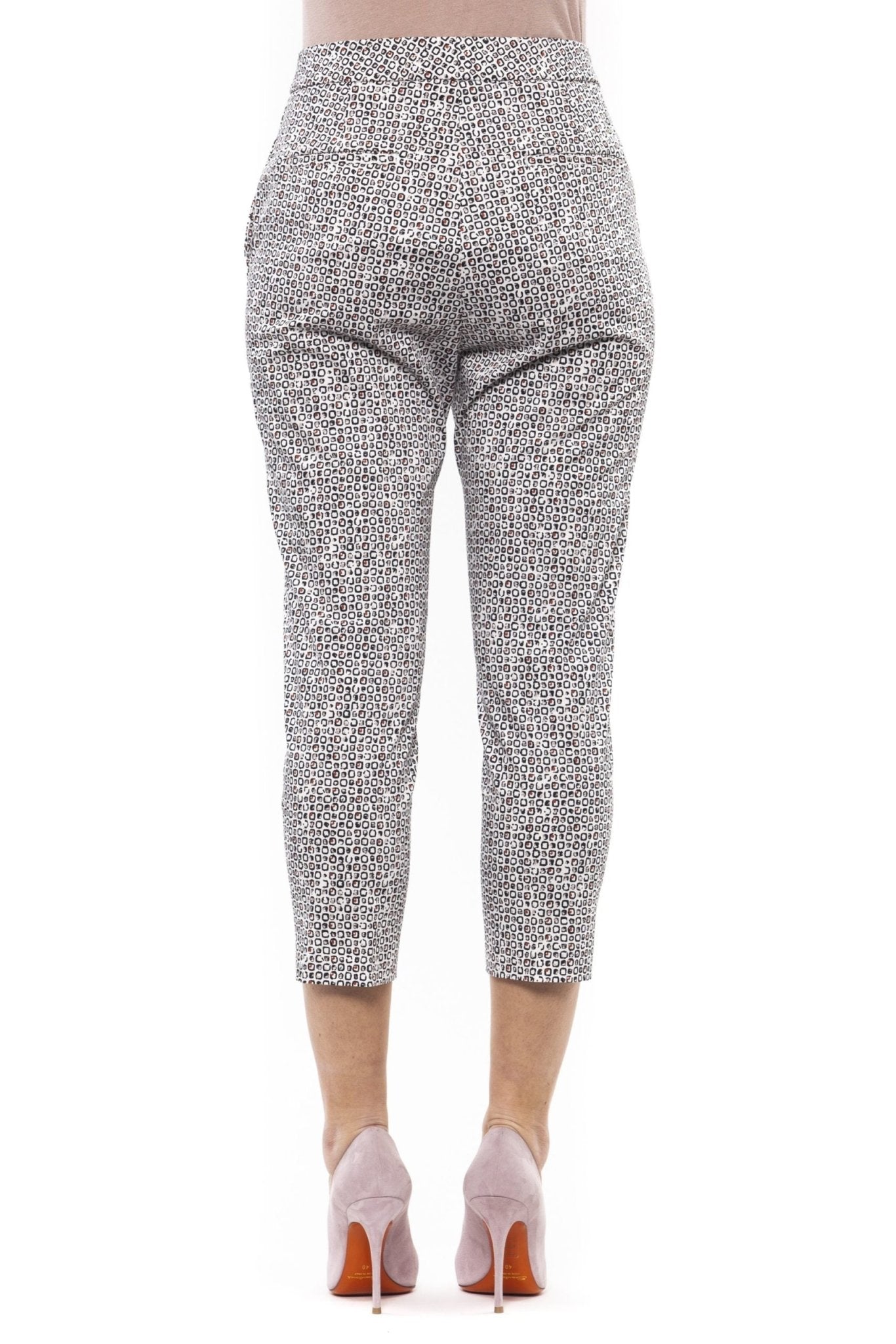 Peserico White Cotton Jeans & Pant - Fizigo