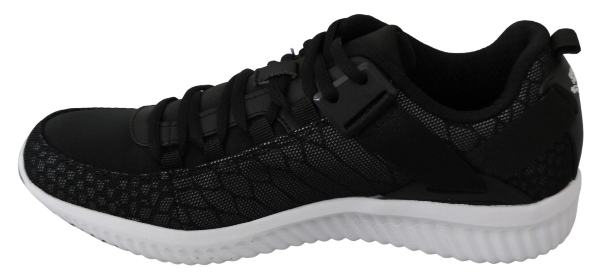 Philipp Plein Black ADRIAN Logo SoftHi-Top Sneakers Shoes - Fizigo