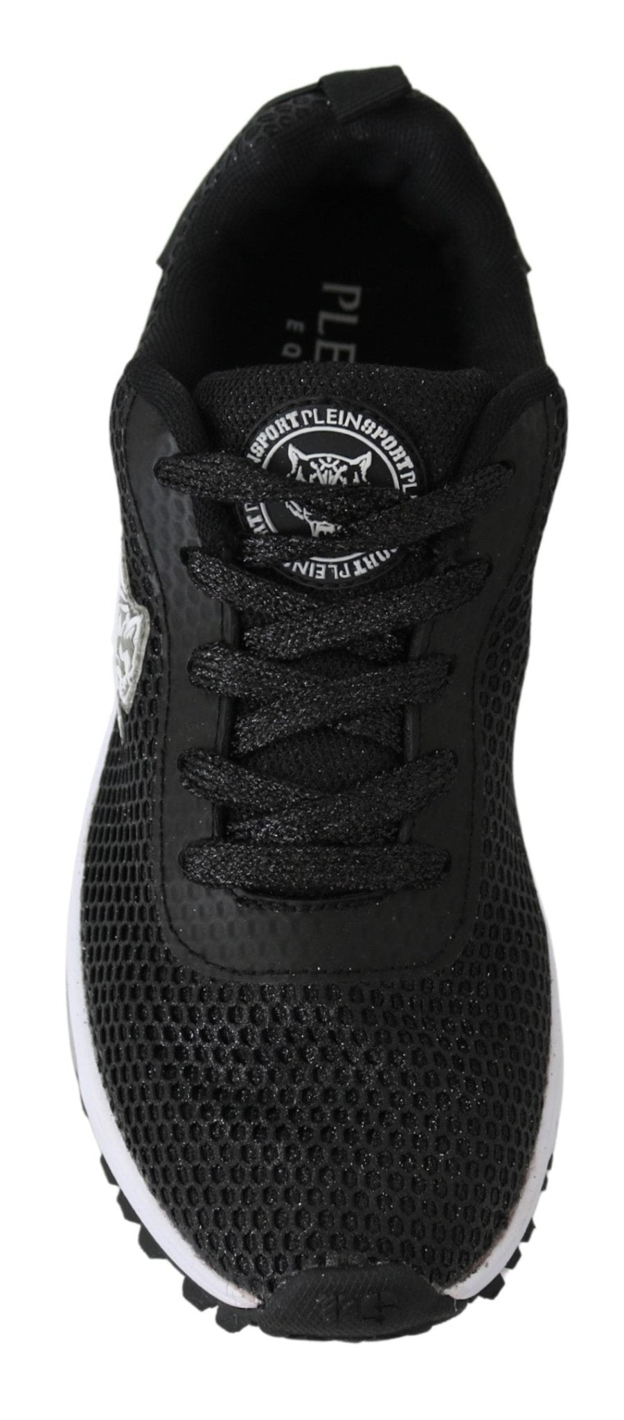 Plein Sport Black Polyester Gretel Sneakers Shoes - Fizigo