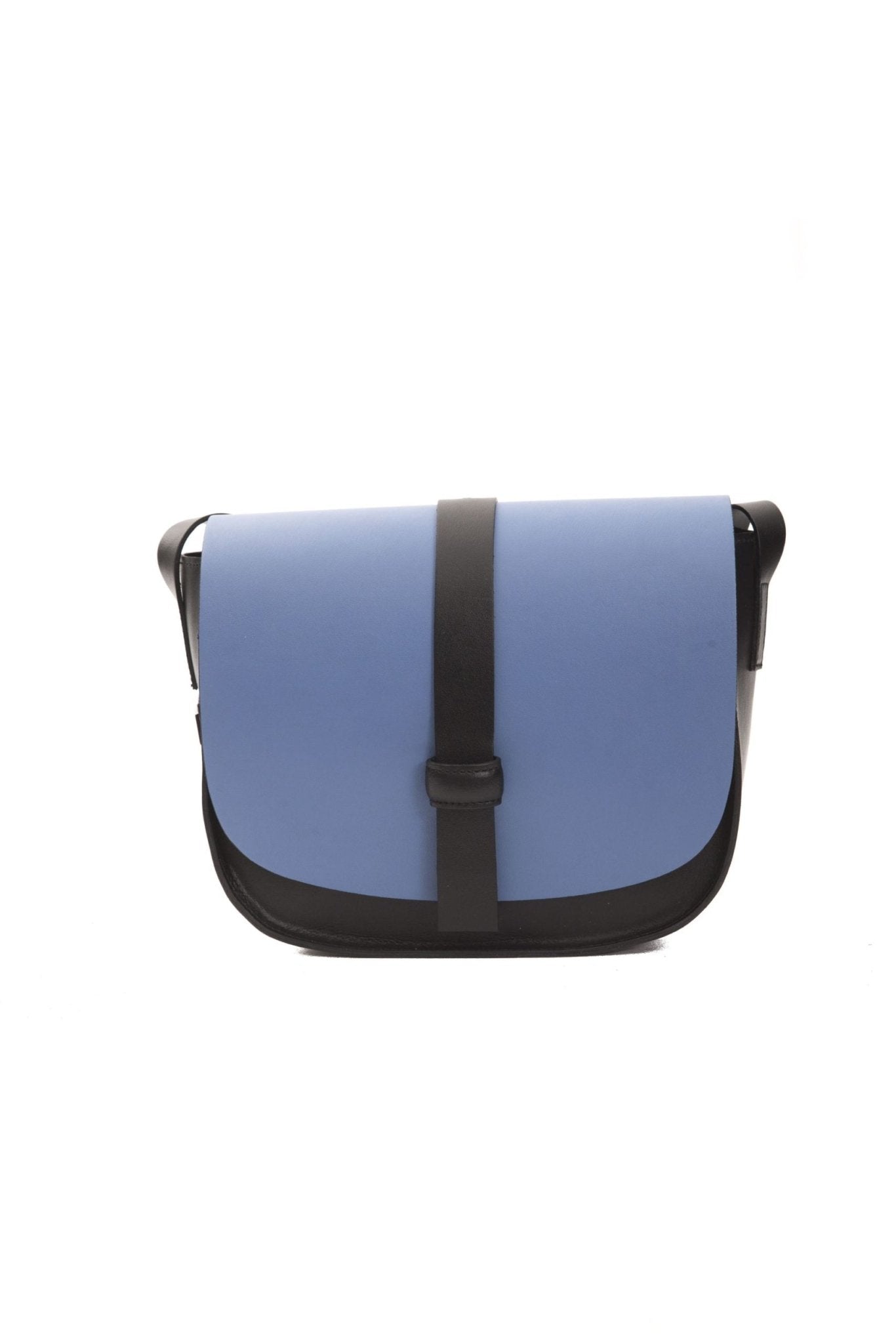 Pompei Donatella Blue Leather Crossbody Bag - Fizigo