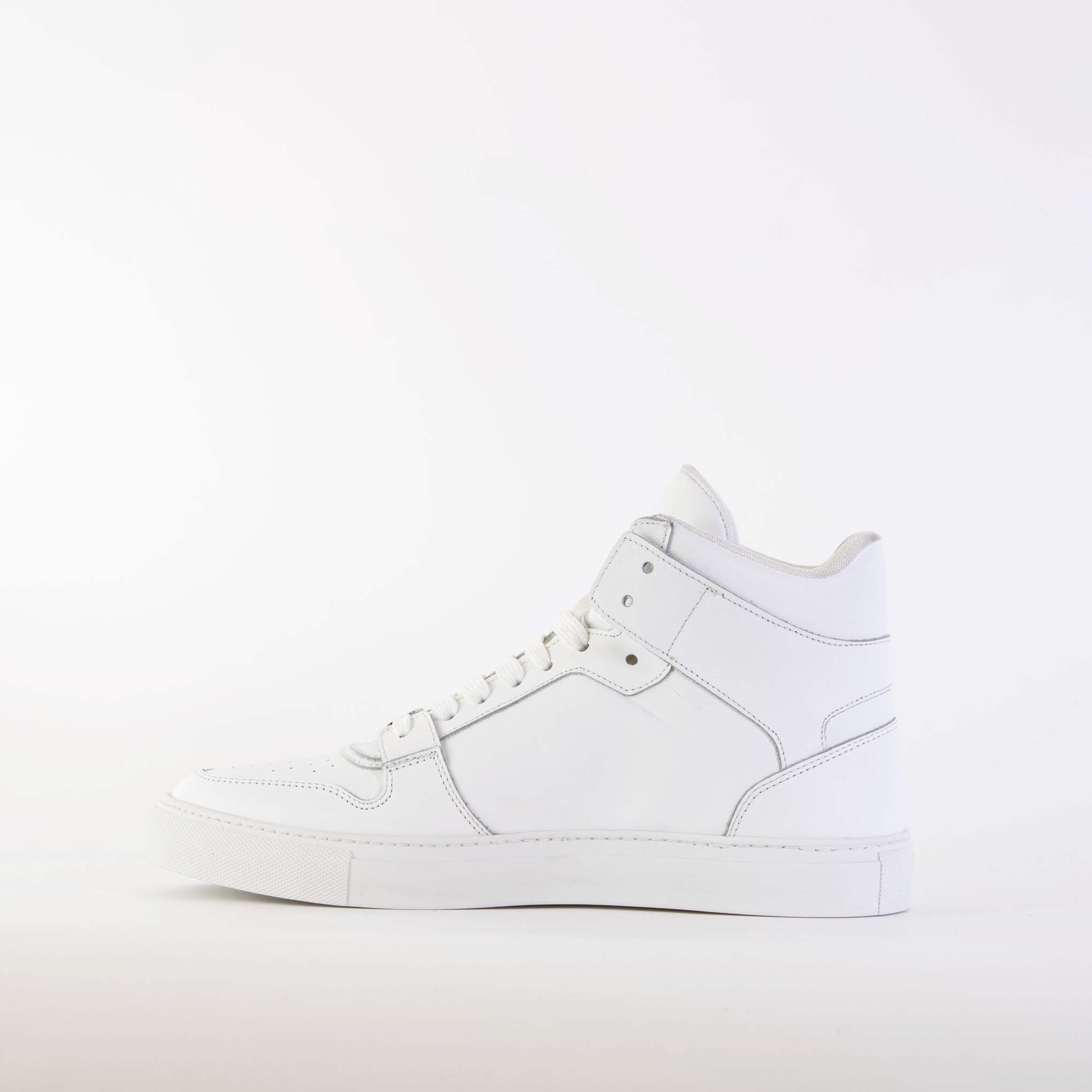 Roberto Cavalli Logo Embossed Hi-Top Sneakers - Fizigo