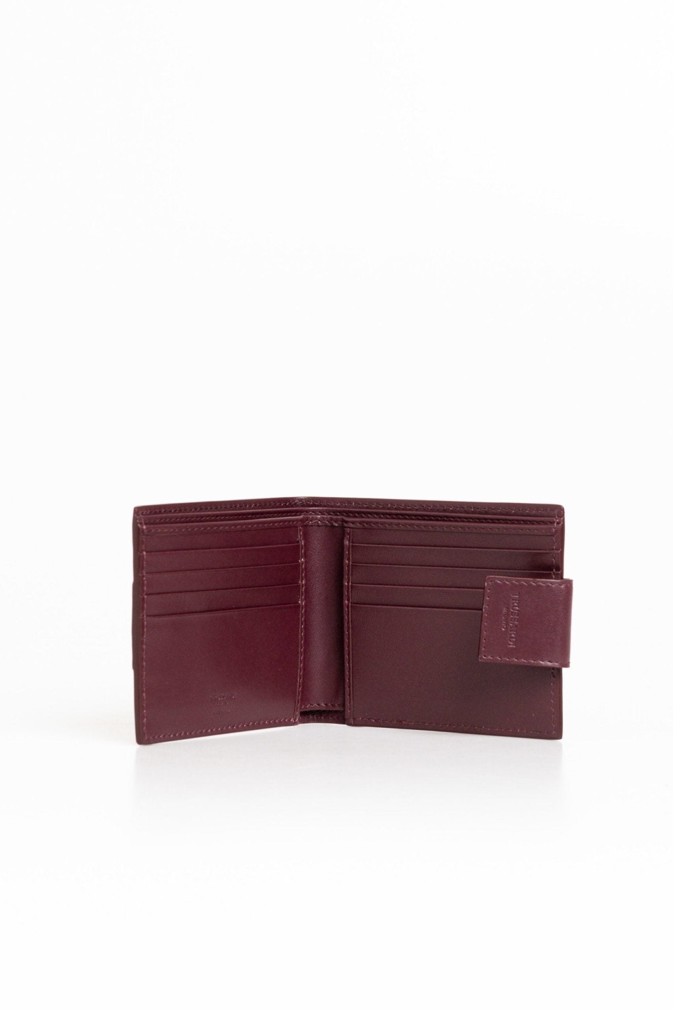 Trussardi Brown Leather Wallet - Fizigo