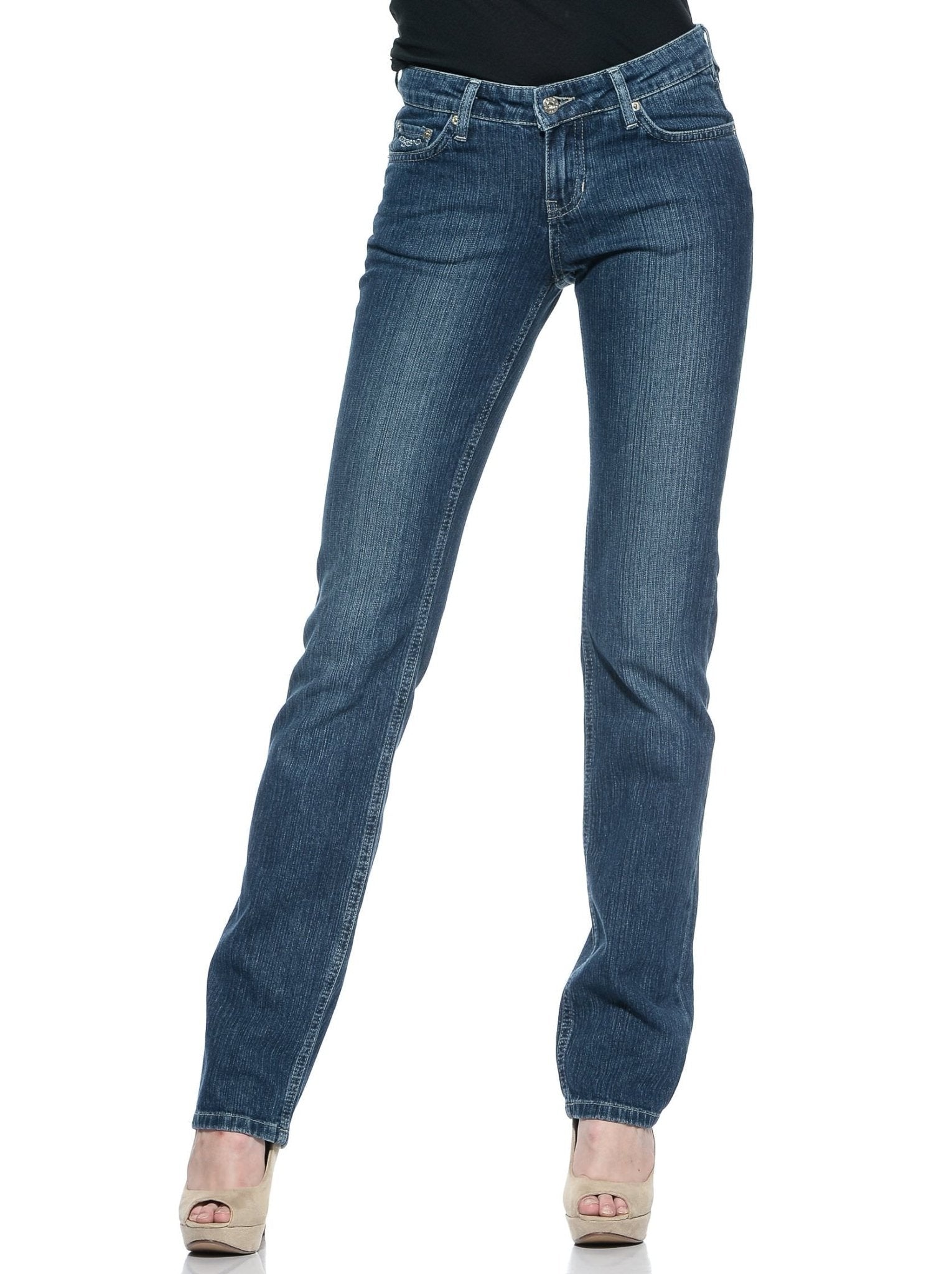 Ungaro Fever Blue Cotton Jeans & Pant - Fizigo