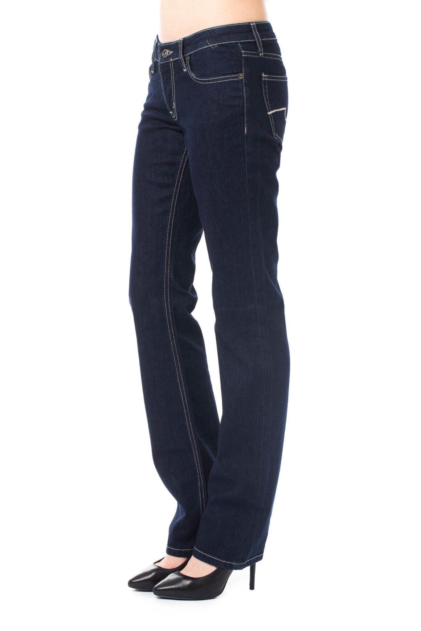 Ungaro Fever Blue Cotton Jeans & Pant - Fizigo