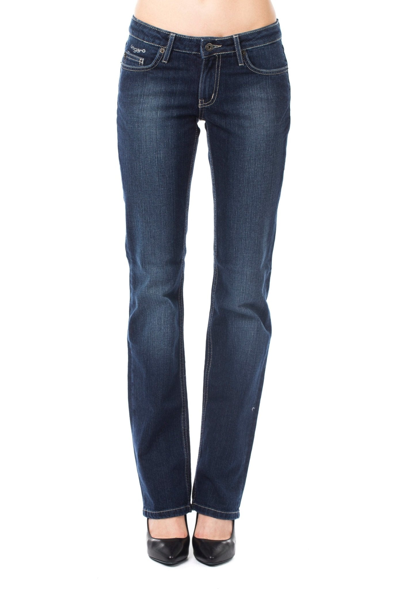 Ungaro Fever Blue Cotton Jeans & Pant - Fizigo