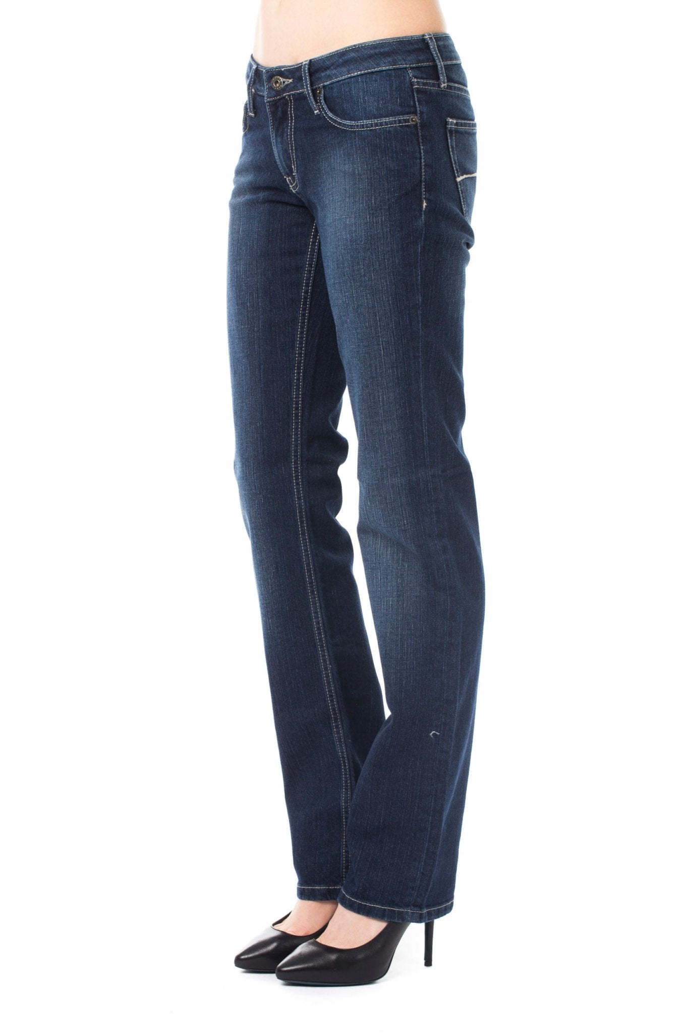 Ungaro Fever Blue Cotton Jeans & Pant - Fizigo