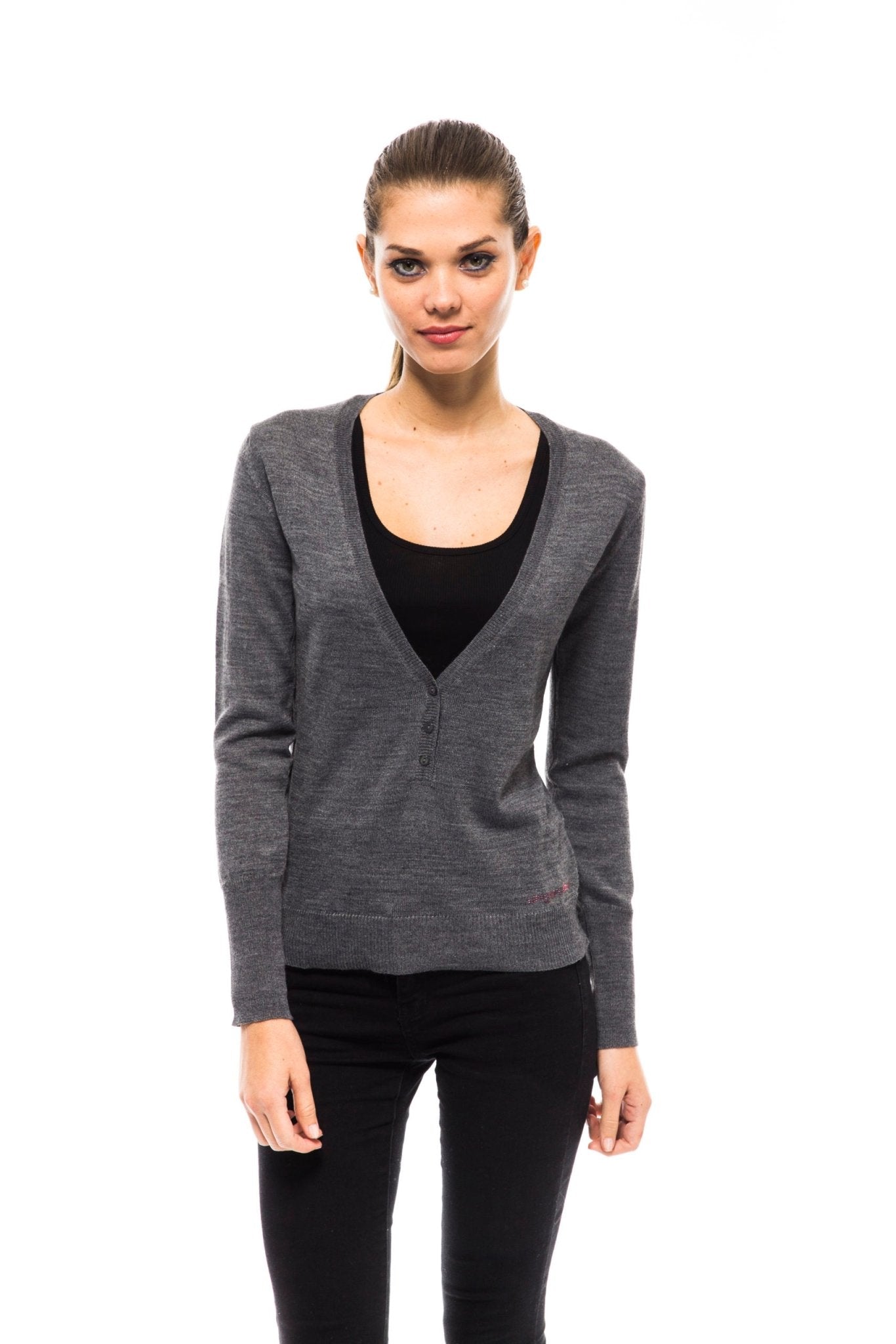 Ungaro Fever Gray Wool Sweater - Fizigo