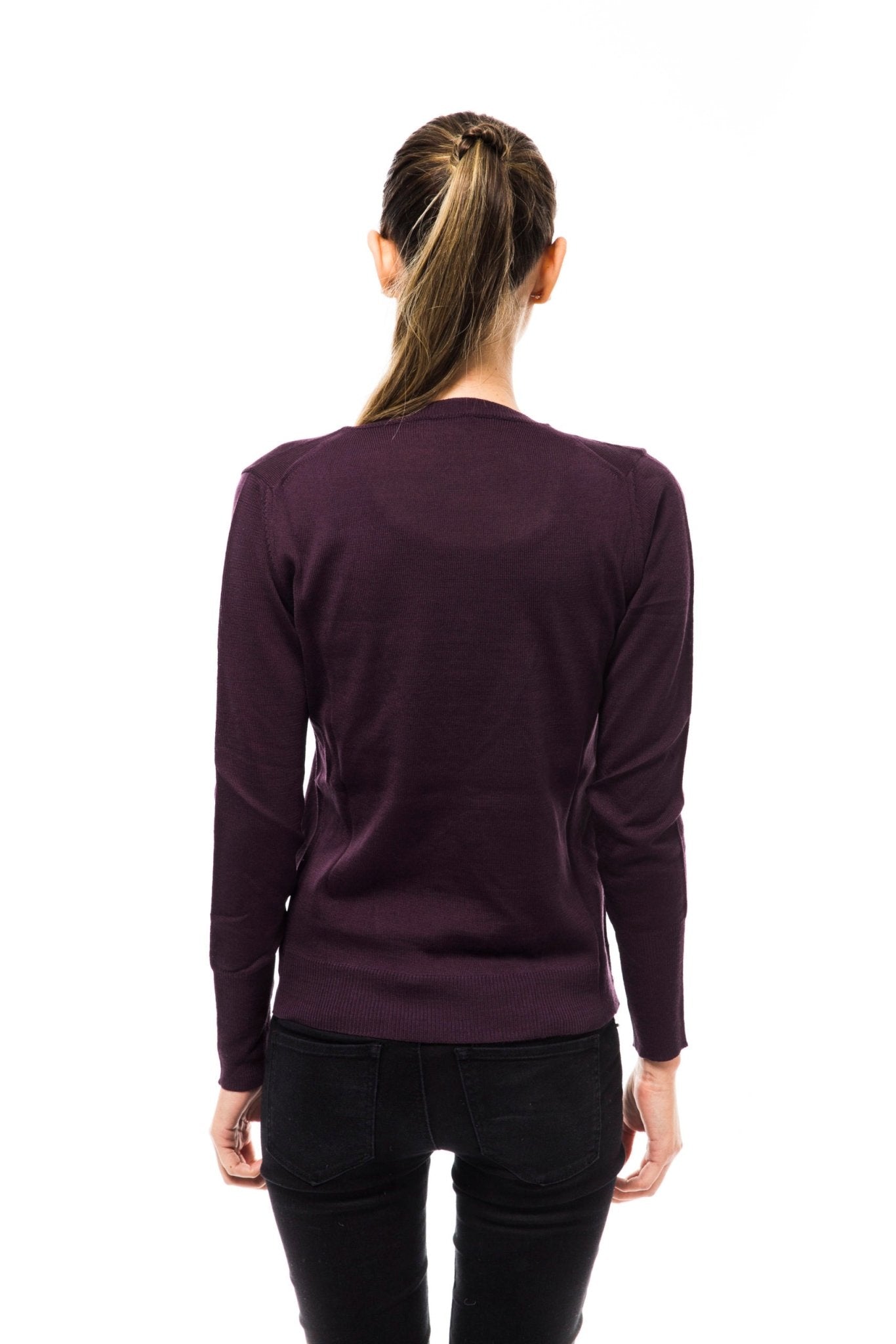 Ungaro Fever Violet Wool Sweater - Fizigo