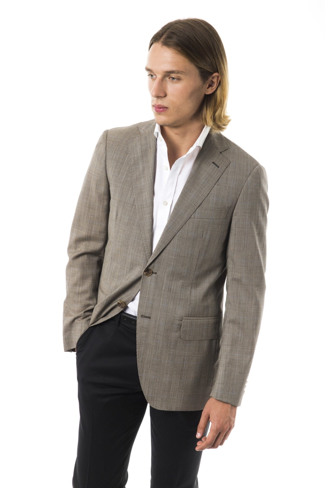 Uominitaliani Gray Wool Blazer - Fizigo